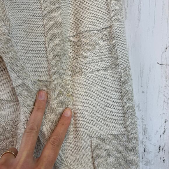 VTG 90's Carmel Cream Golf Theme Textured Knit Novelty Sweater Size XXL - Picture 4 of 16